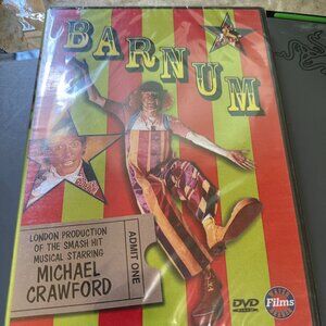 New Sealed Barnum 1986 DVD London Production Of The Musical Starring Michael Cra